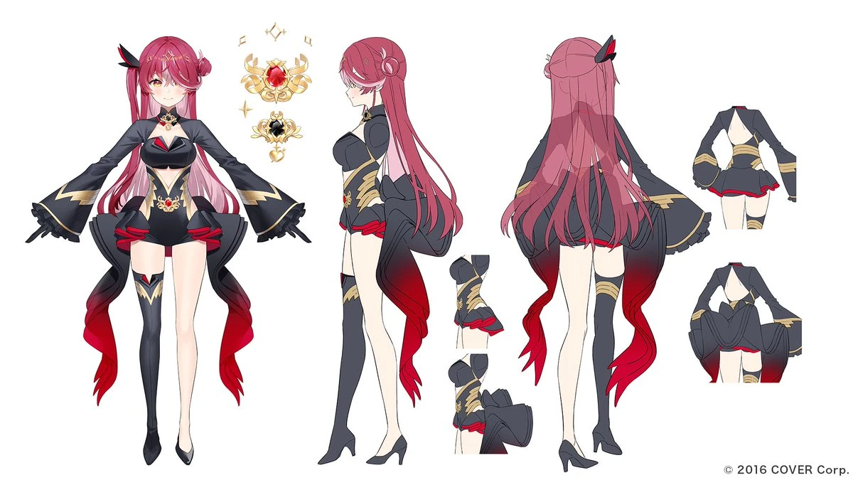 Magical Girl holoWitches! Costume Concept Illustration<br>by Ancotaku