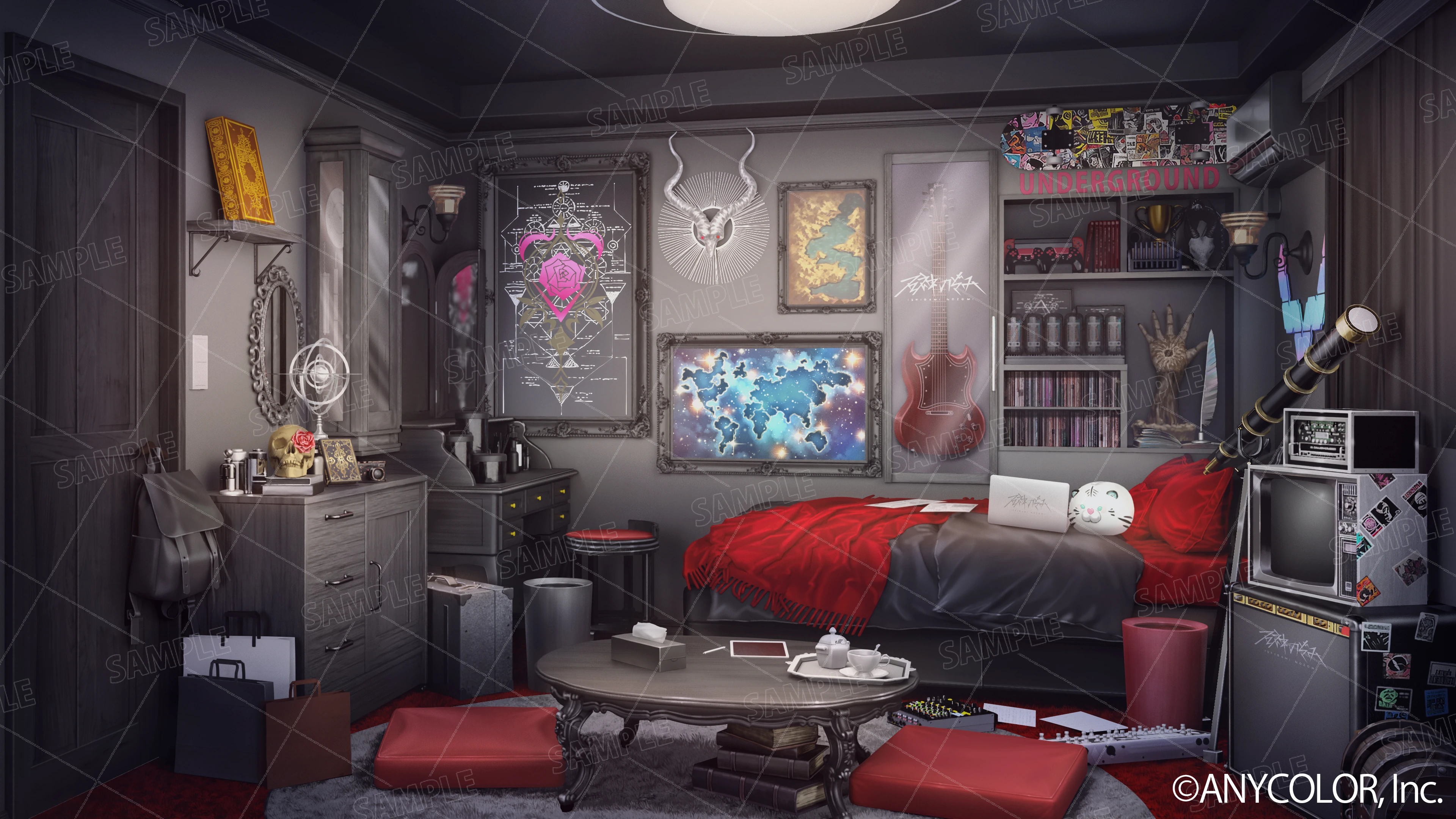 Room Background by Color Creation