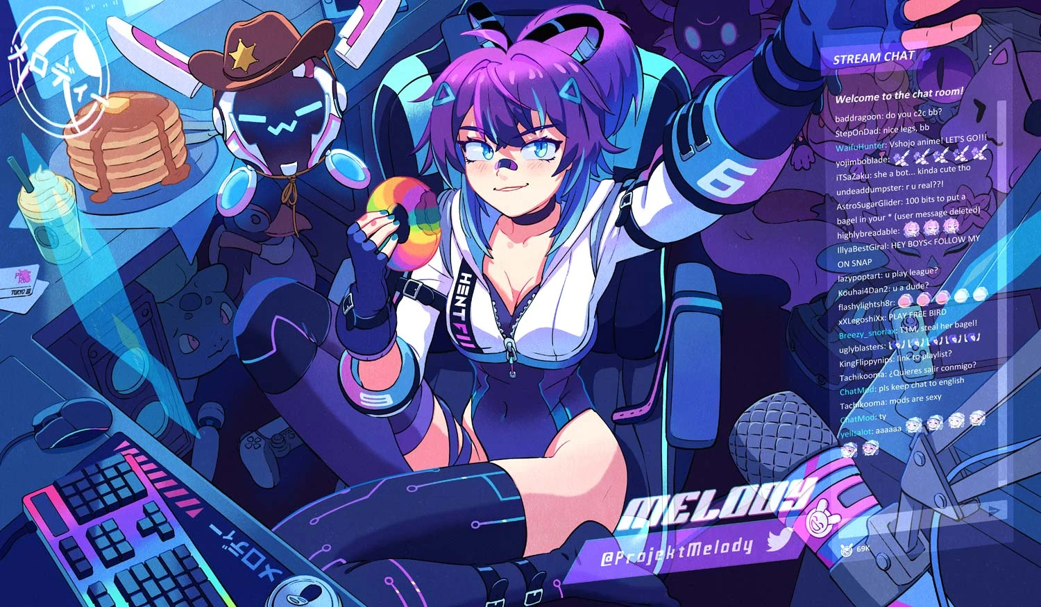 Melody - STREAM SETUP Poster by Taijuey