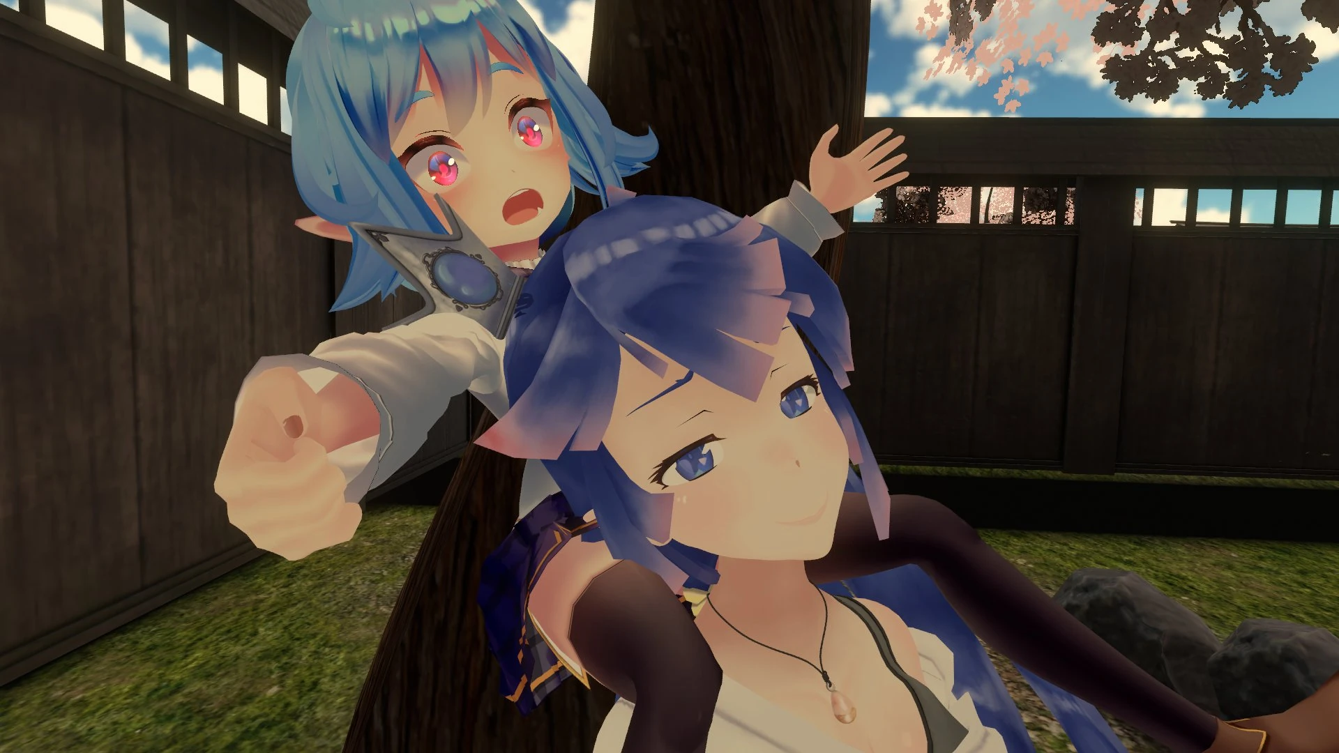 Nemu and Leaflit in VRChat