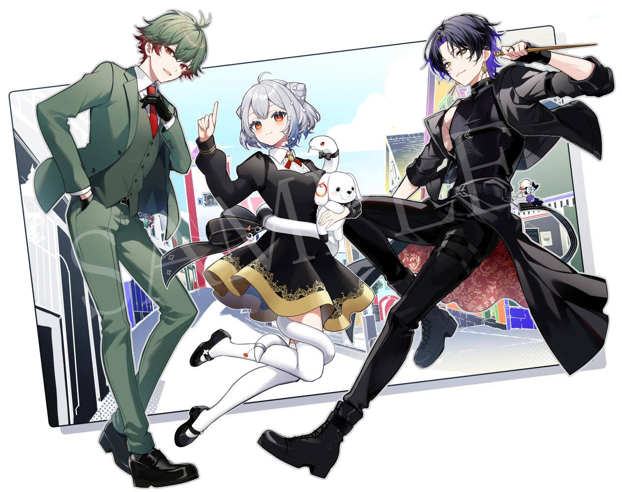 [https://youtu.be/6-_fvkyko_4 Mixed Nuts] Cover Illustration by [https://x.com/Tokunaki_Nozomu/status/1879163719395189008 Tokunaki Nozomu]