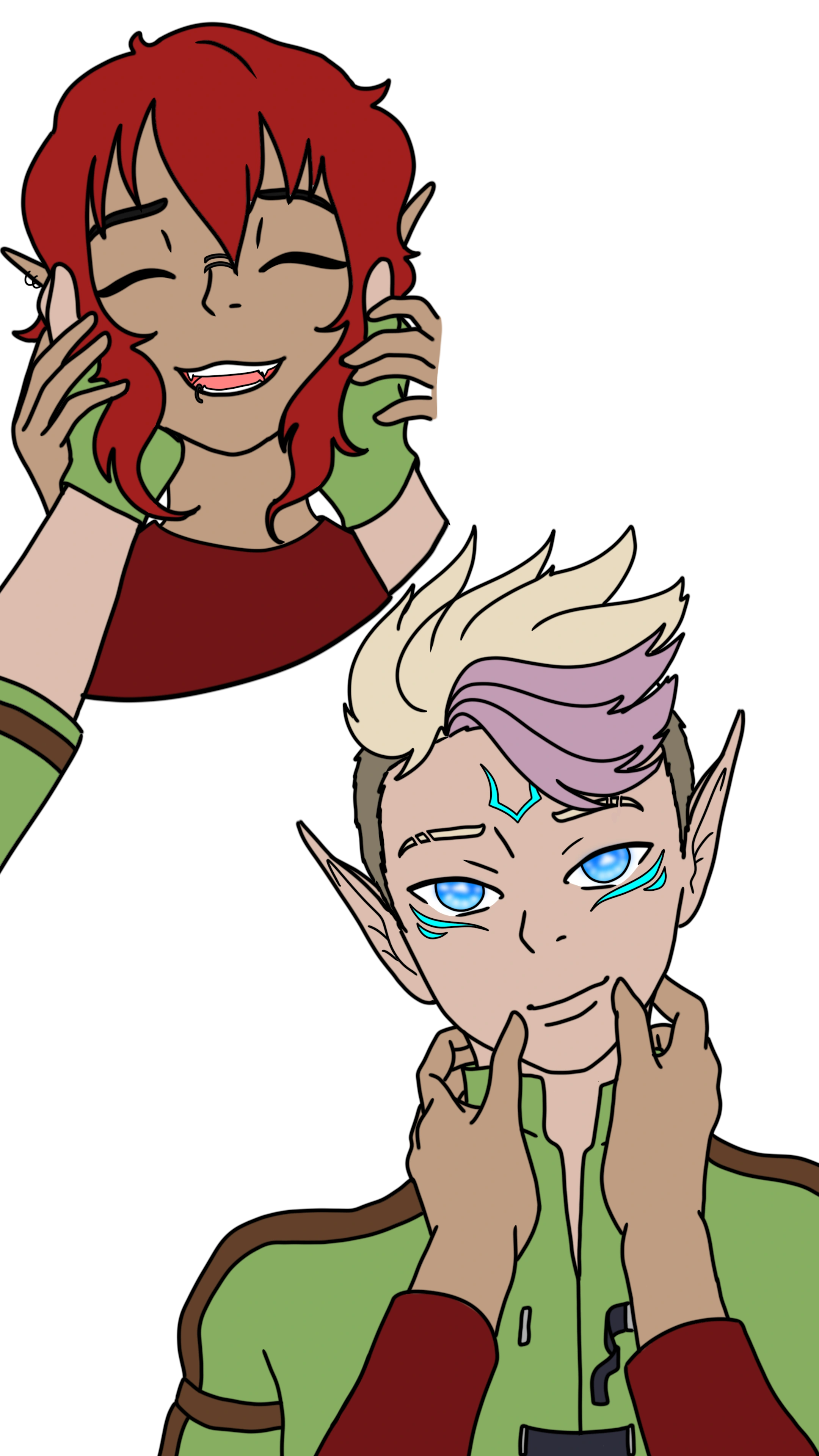 Afress and TDTheDragonVT Fanart by WysteriaBlayke