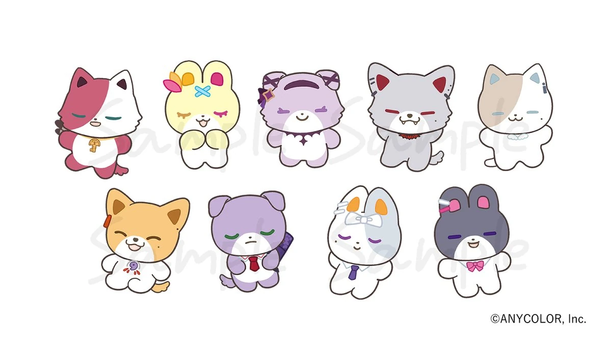 Nijitown Characters by Inu