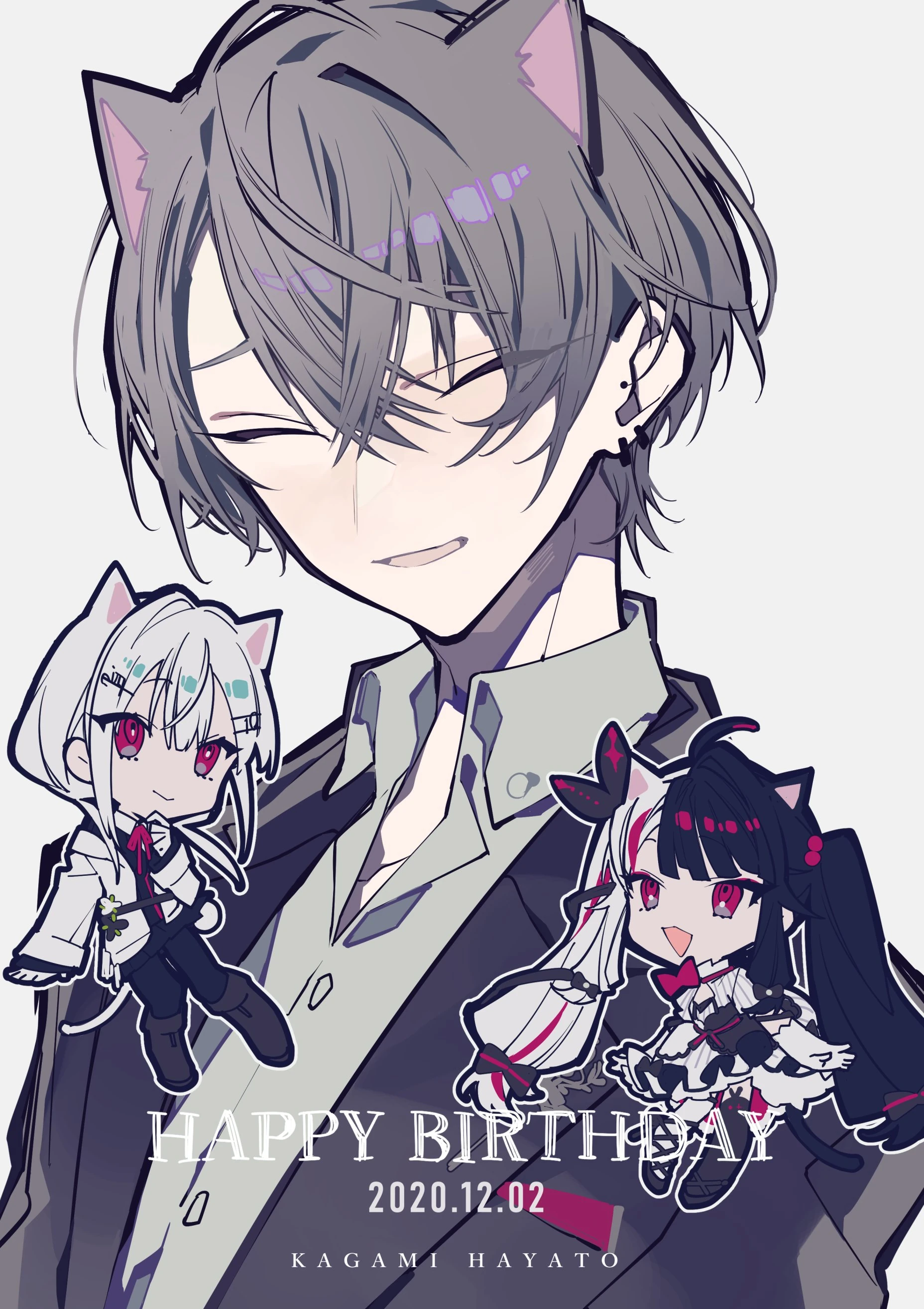 Kagami Hayato 2020 Birthday Illustration by Kei Mochizuki