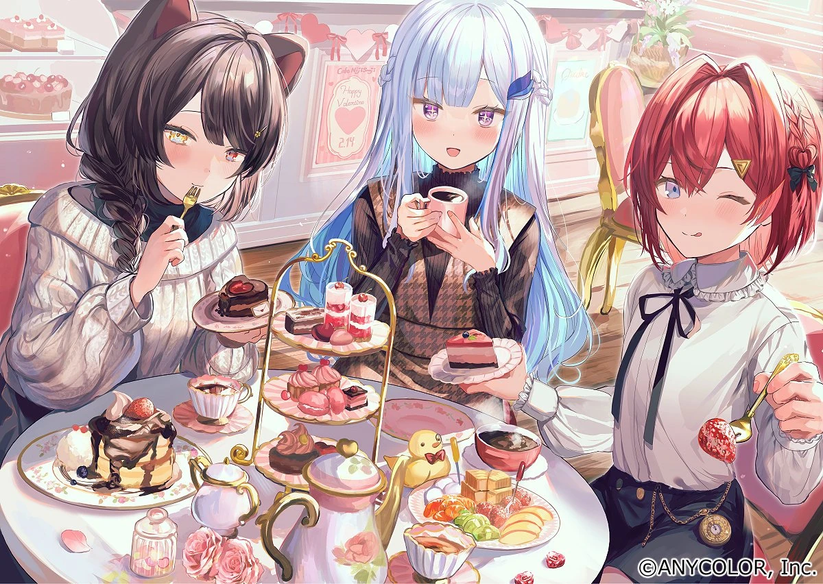 NIJISANJI Valentine Voice 2022 key visual<br>by Youka