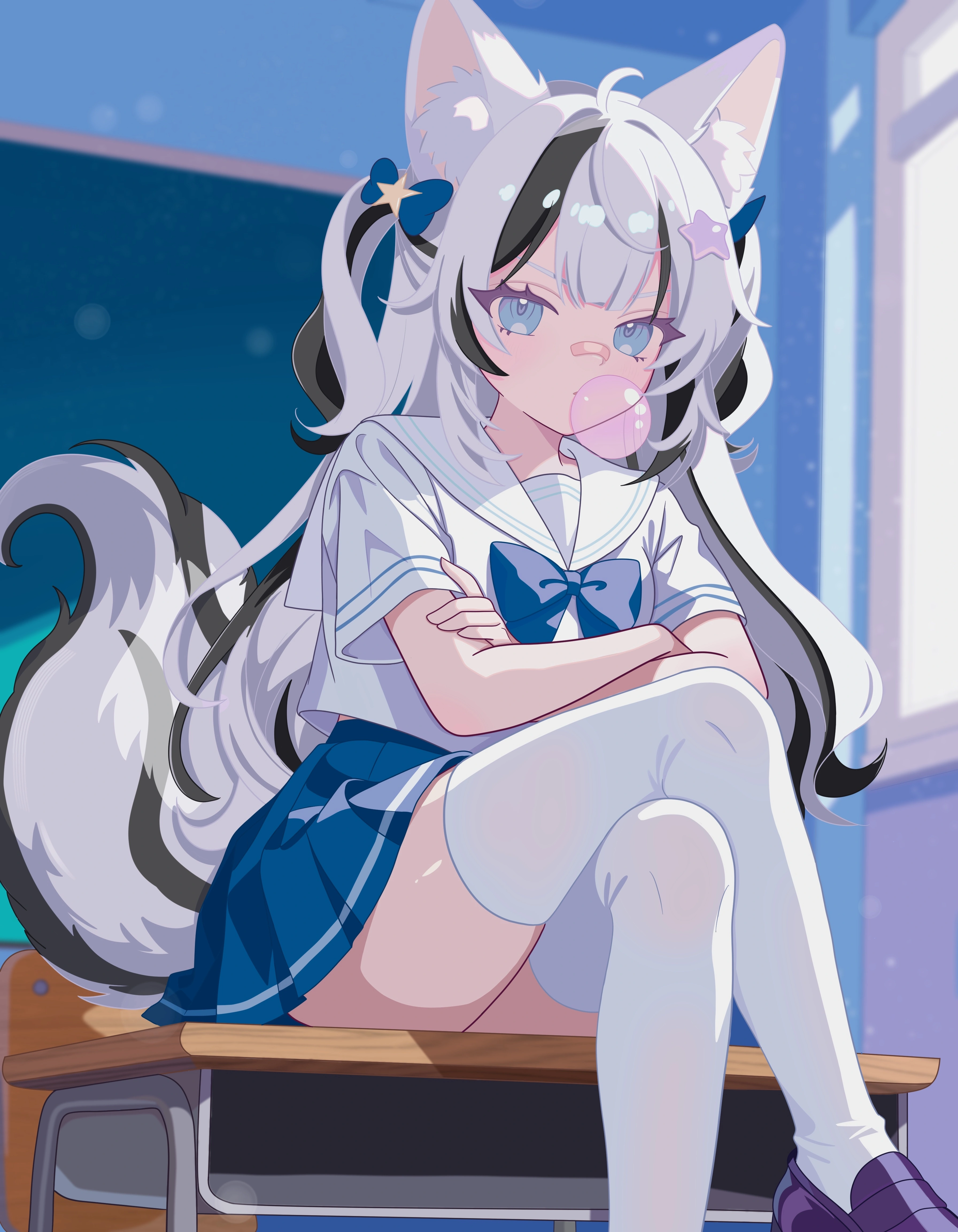 School Girl Maple; Art by Kira