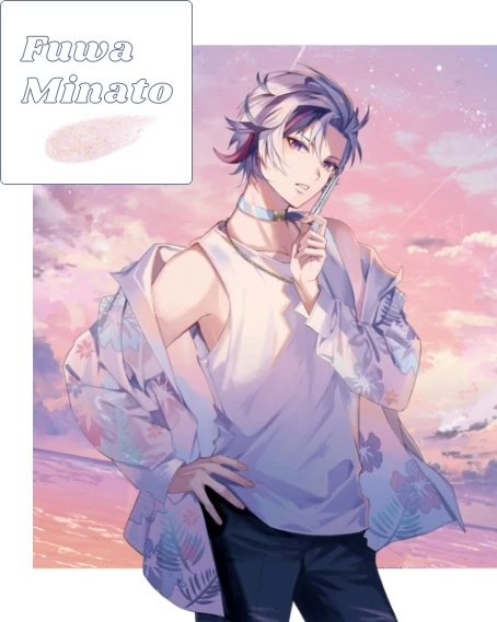 JILL STUART Beauty x NIJISANJI Illustration<br>by Ozaki Domino