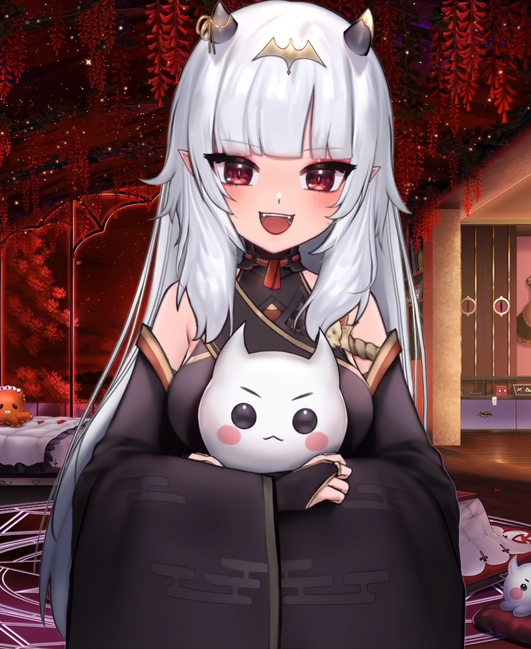 Empress model holding the demonite