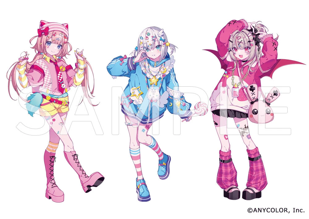 NIJISANJI Decora Mode Goods Illustration<br>by Tatejima Uri