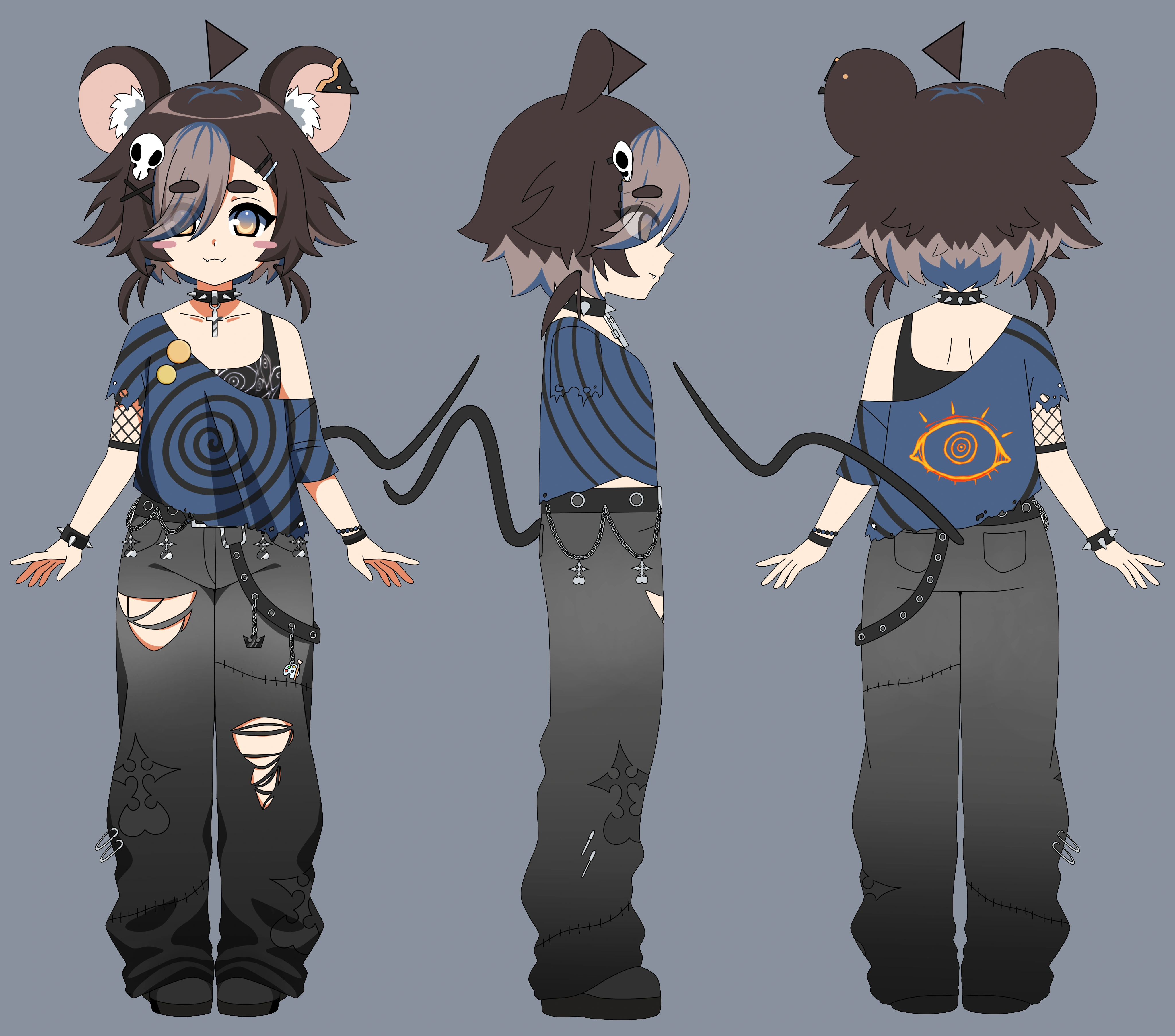 Goth Punk Outfit by @imeoowto