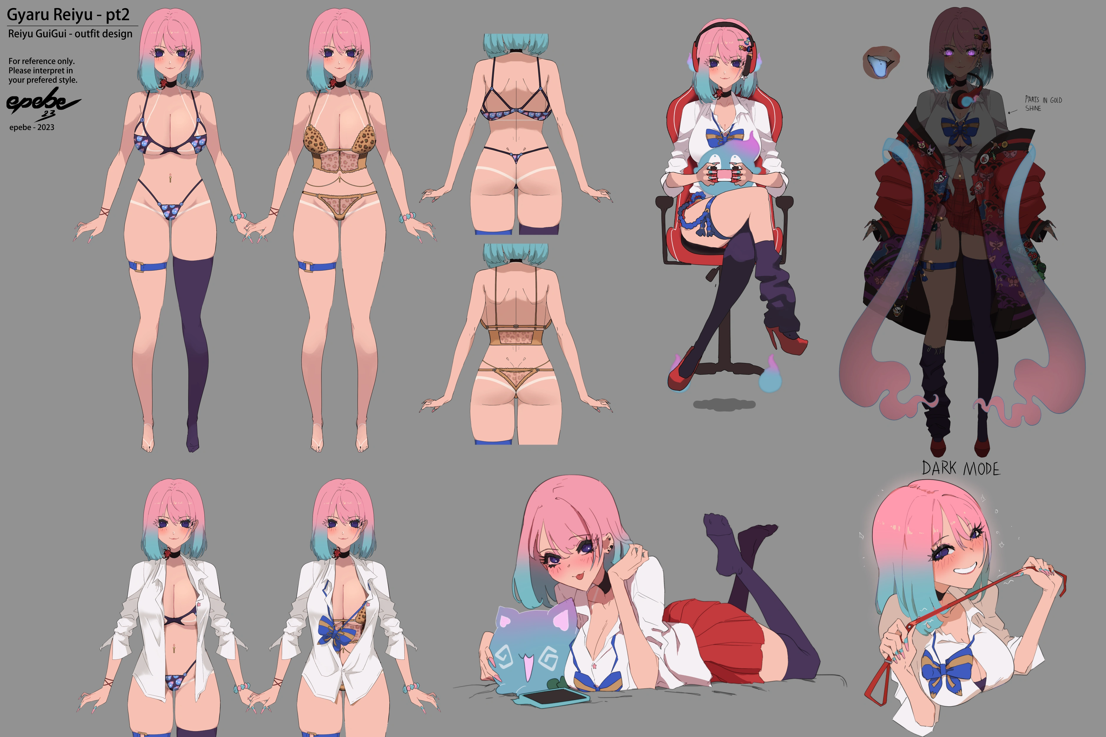 Gyaru Reiyu Reference Sheet Bonus