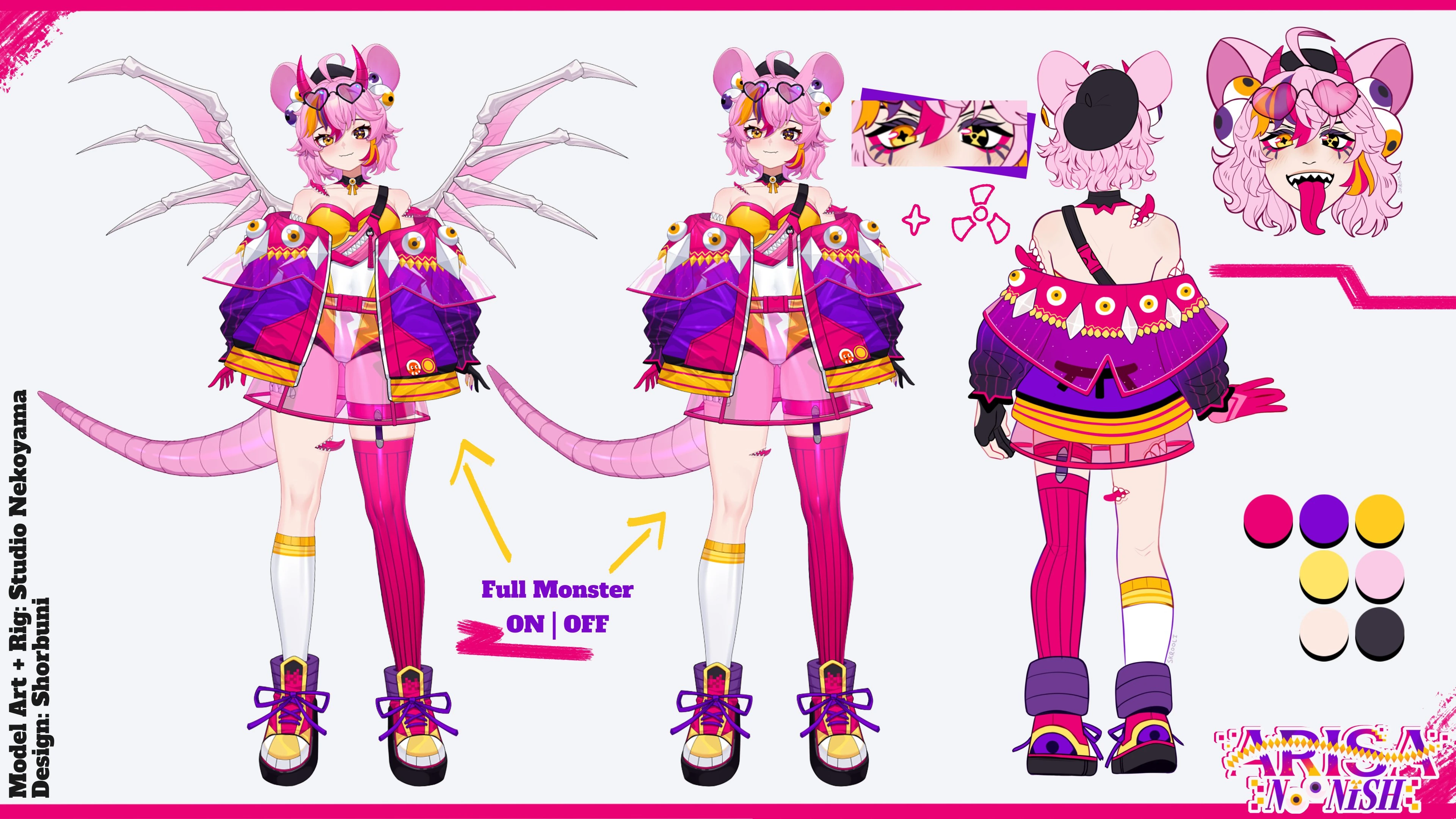 Reference Sheet (Jacket On)