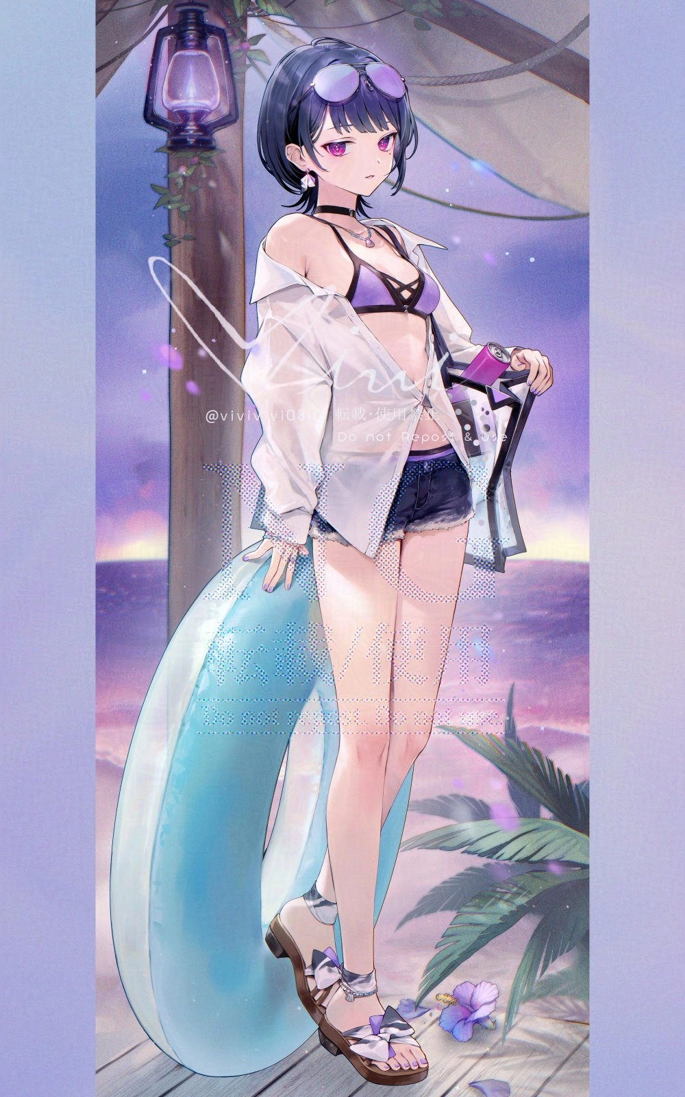 Swimsuit Illustration by Vivi