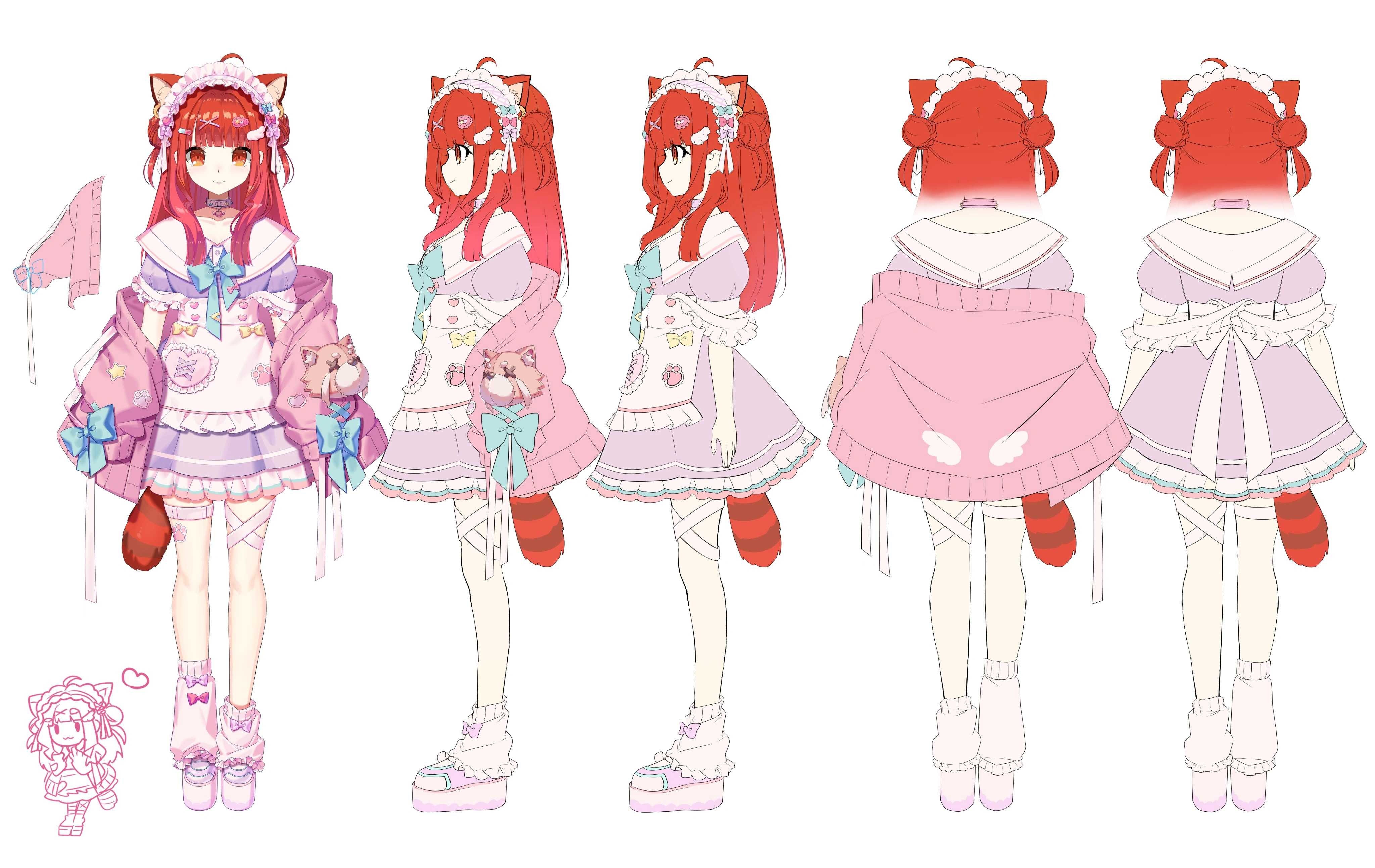 Maid Outfit Reference Sheet