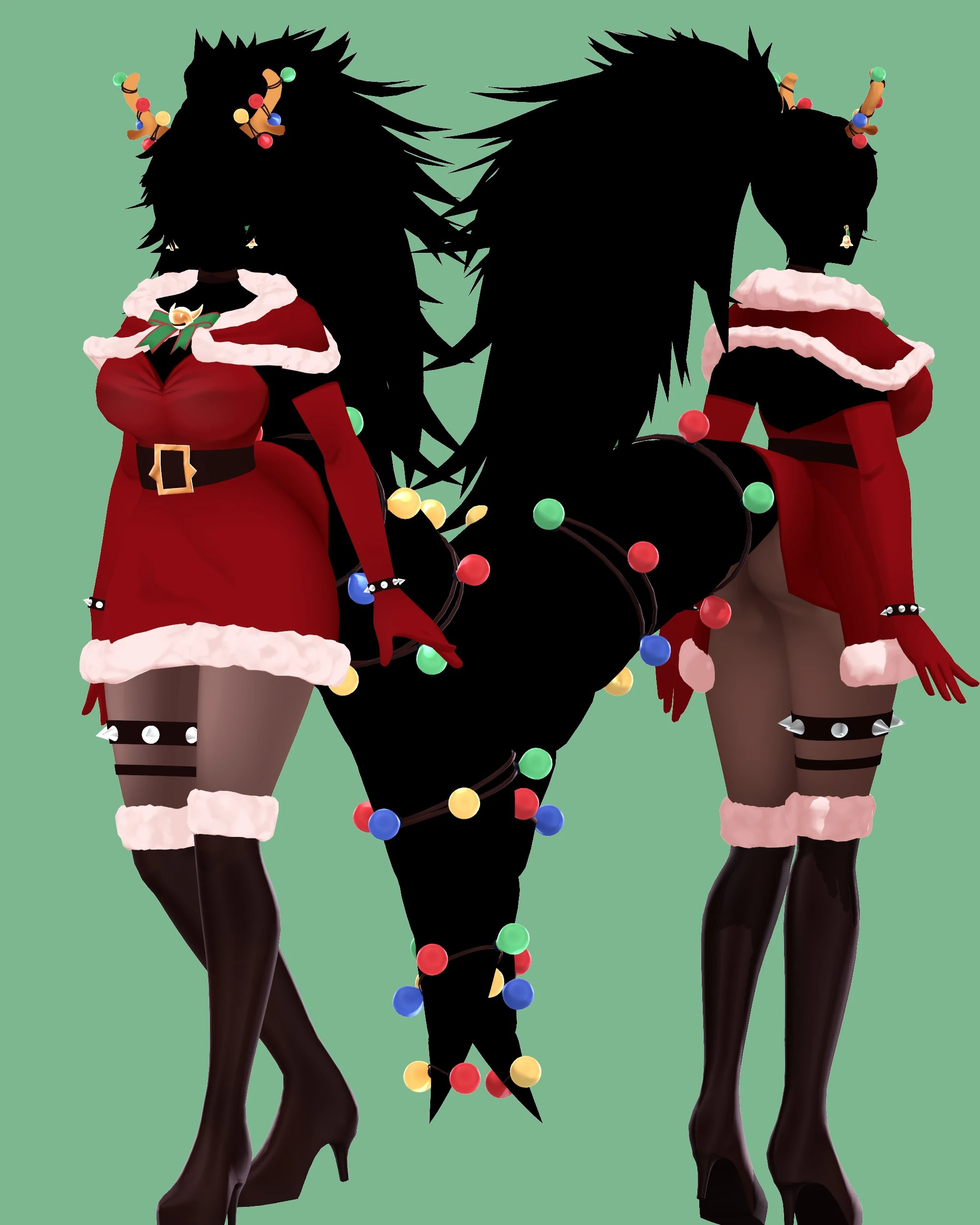 Santa Zen 3D clothes ref by MaydayfireballC