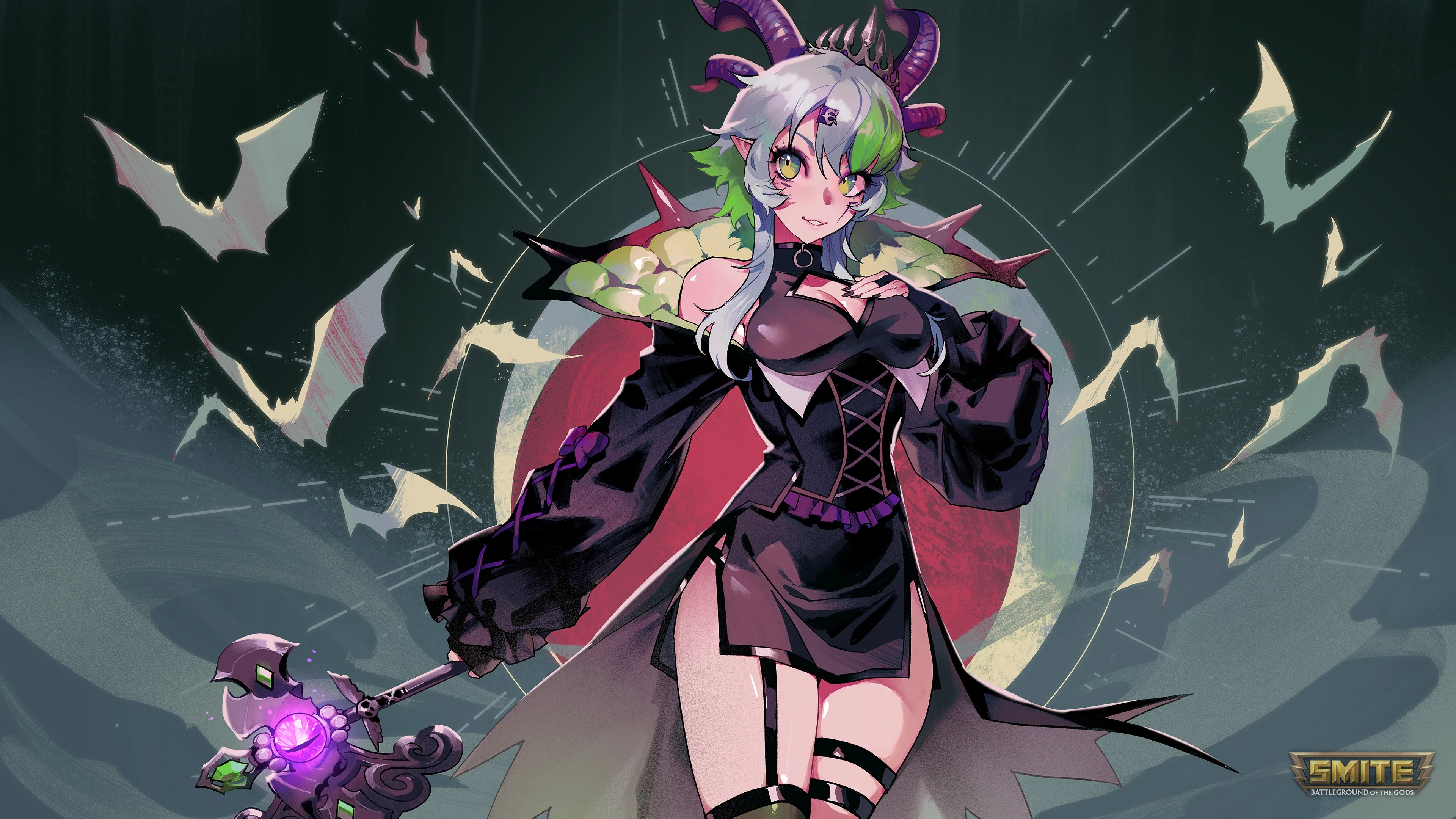 Smite x VShojo Apricot Splash Arts
