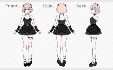 Gothic Style Outfit Reference Sheet