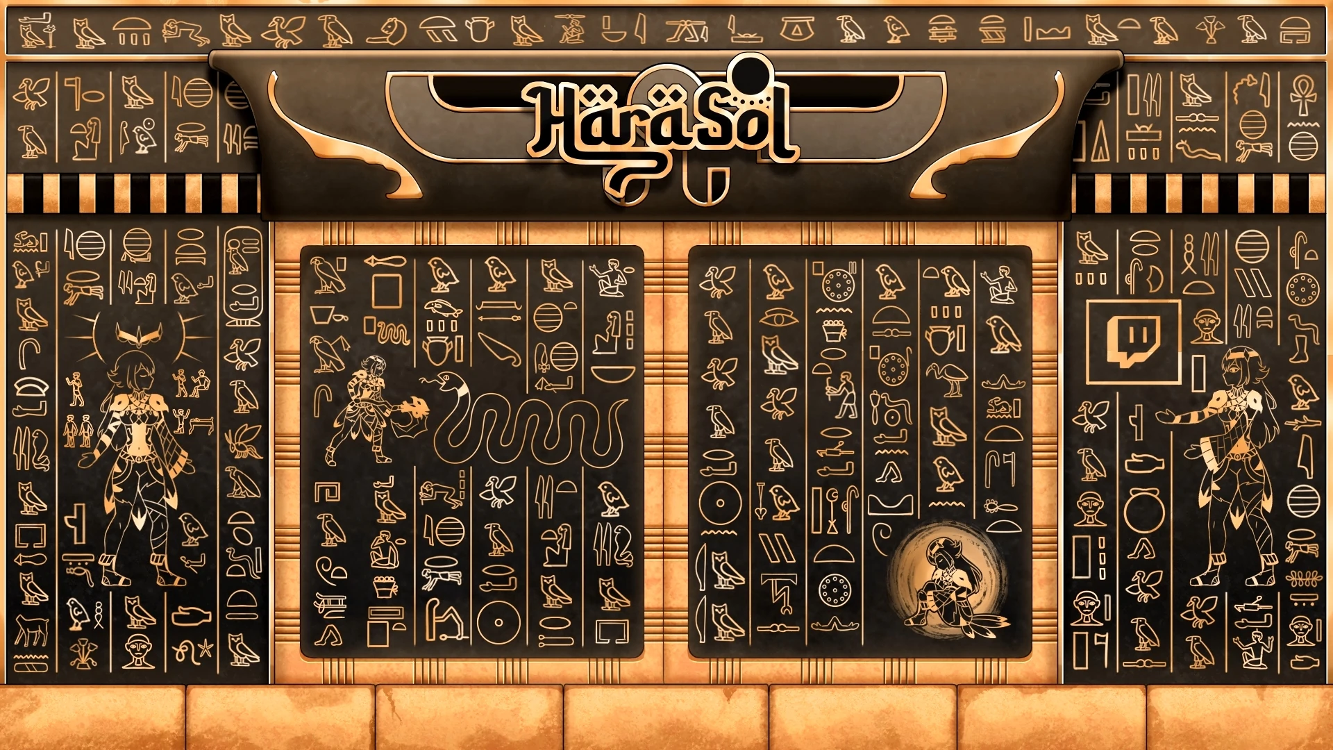 Hara's stream tansition. Art by Hoonyusi.