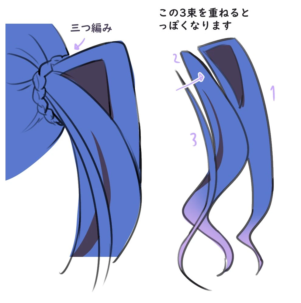 Hair detail<br>by Isuka