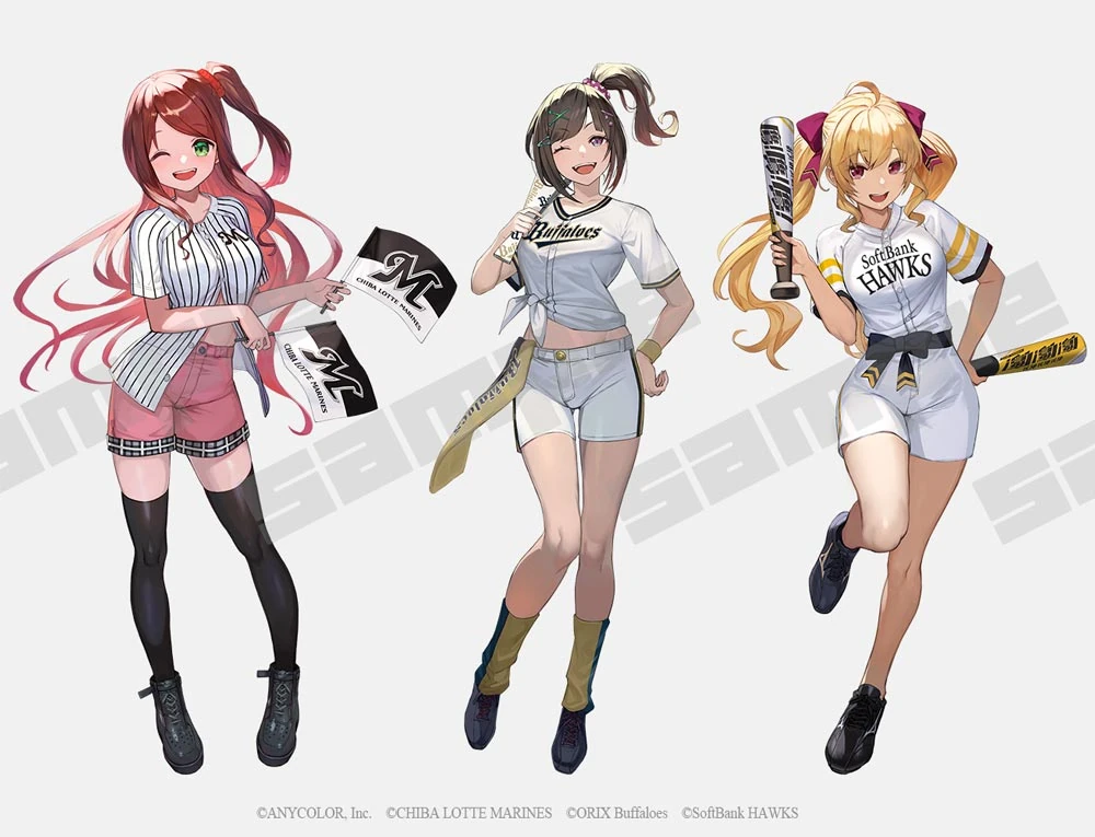 Pacific League × NIJISANJI Illustration by lack
