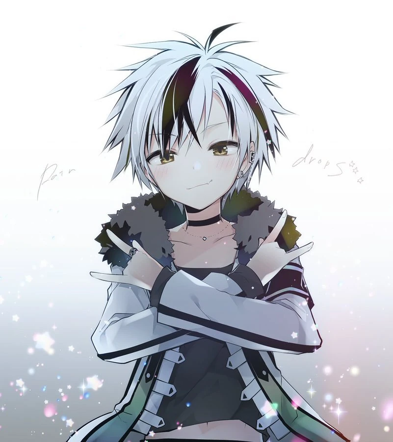 Rain Drops Illustration<br>by Kamiyoshi Rika