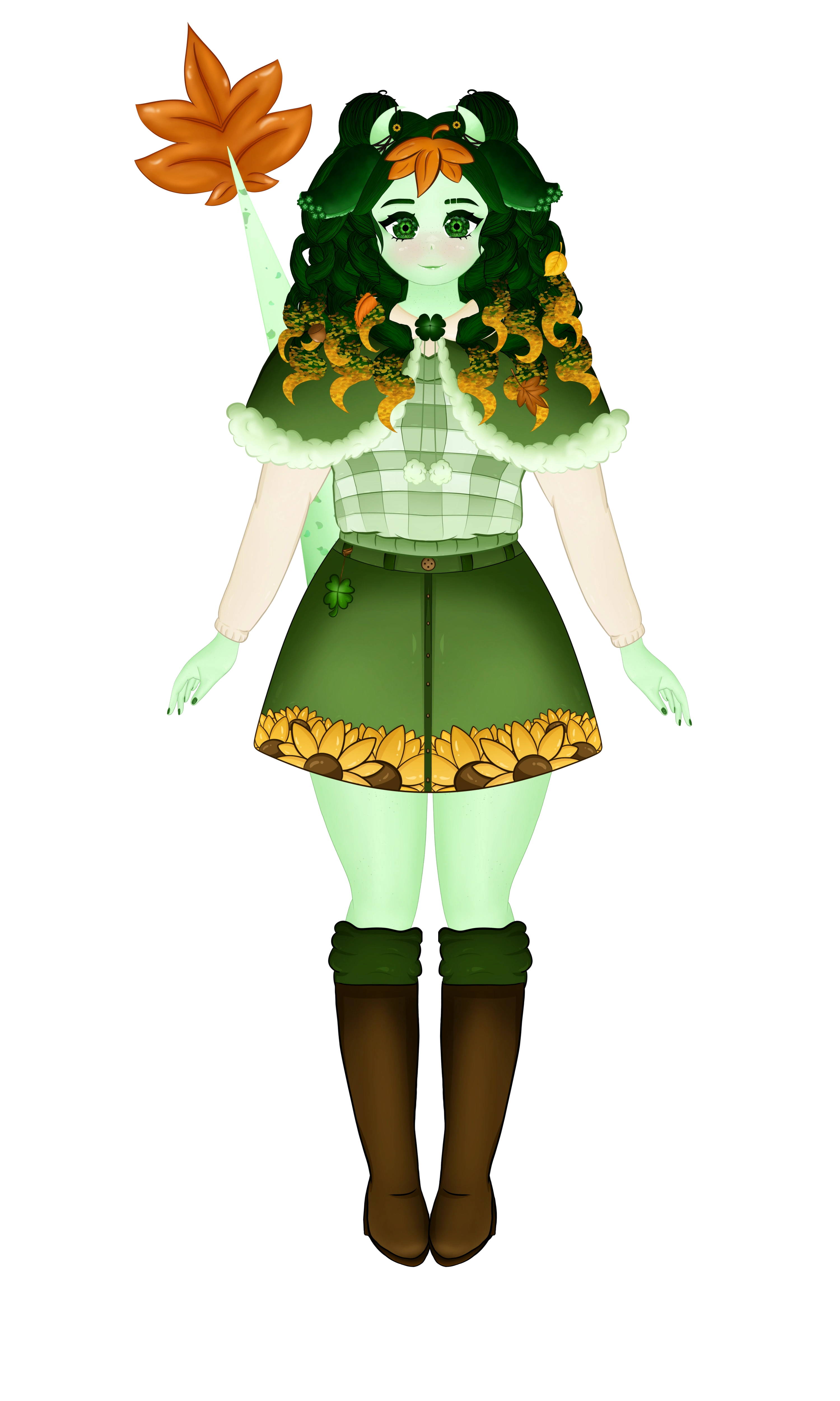 Bulbie's updated model in her Autumn Outfit