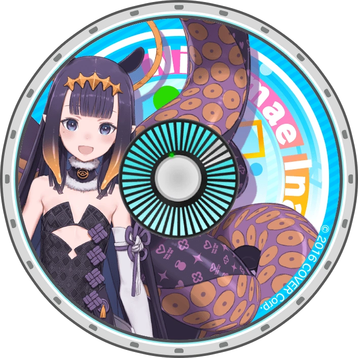D4DJ Groovy Mix Collaboration Item - Disc Skin of Ninomae Ina'nis (Original form)