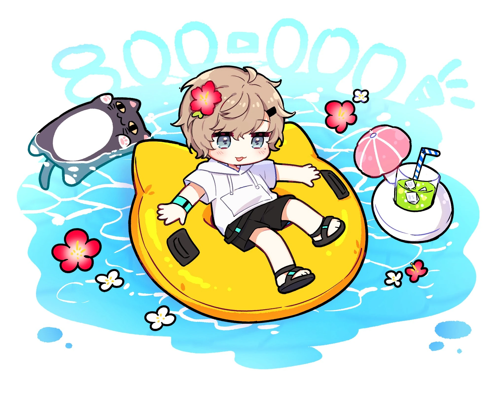 800,000 Subscribers Illustration<br>by MONO MON