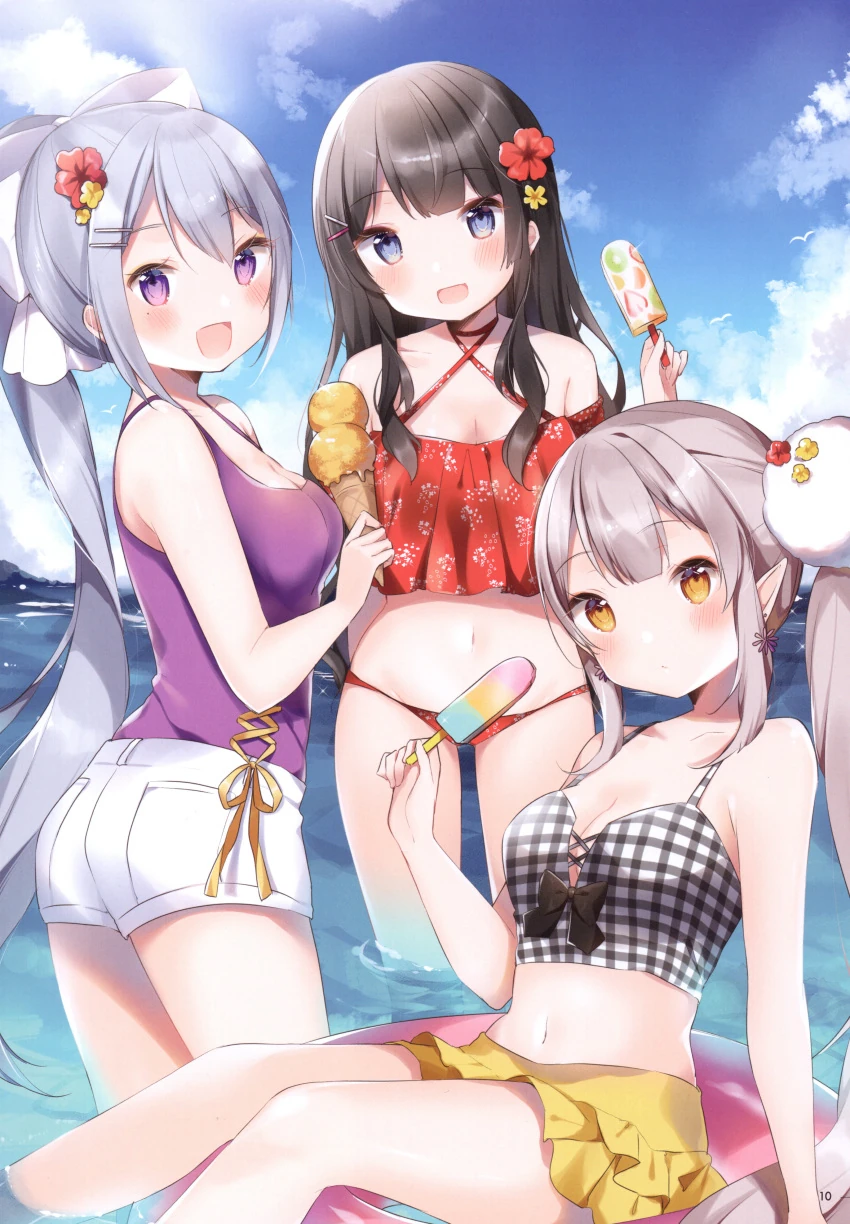 MiKaEru Joint Magazine Contribution Illustration<br>by Shiino Sera