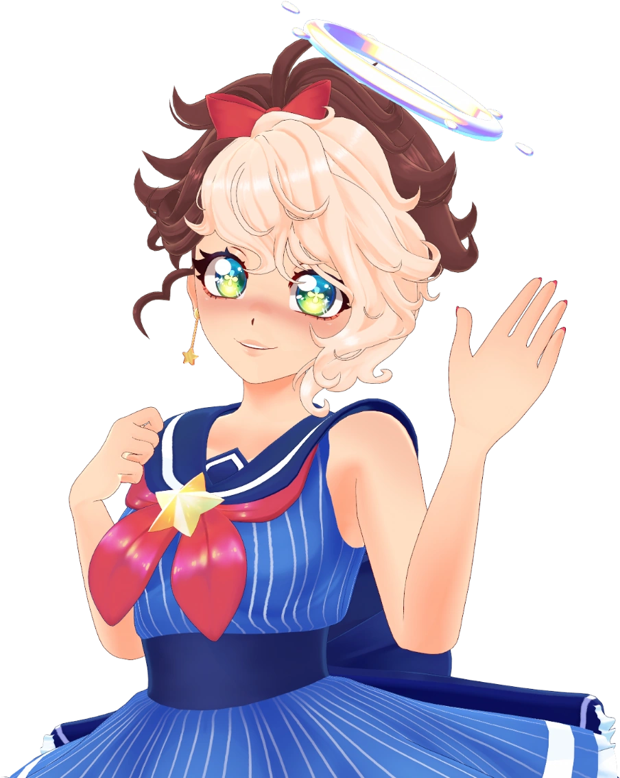 Main 3D portrait (original, ponytail, no jacket)