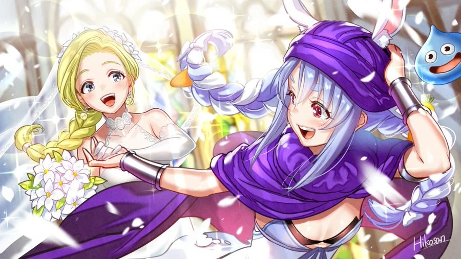 Dragon Quest 5 Illustration<br>by Hikosan