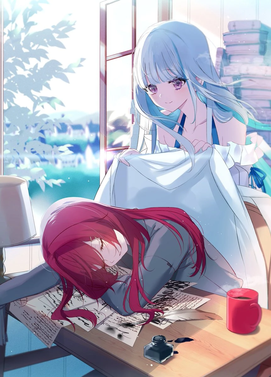 YuriTube 6 Fanbook Cover Illustration<br>by Misumi