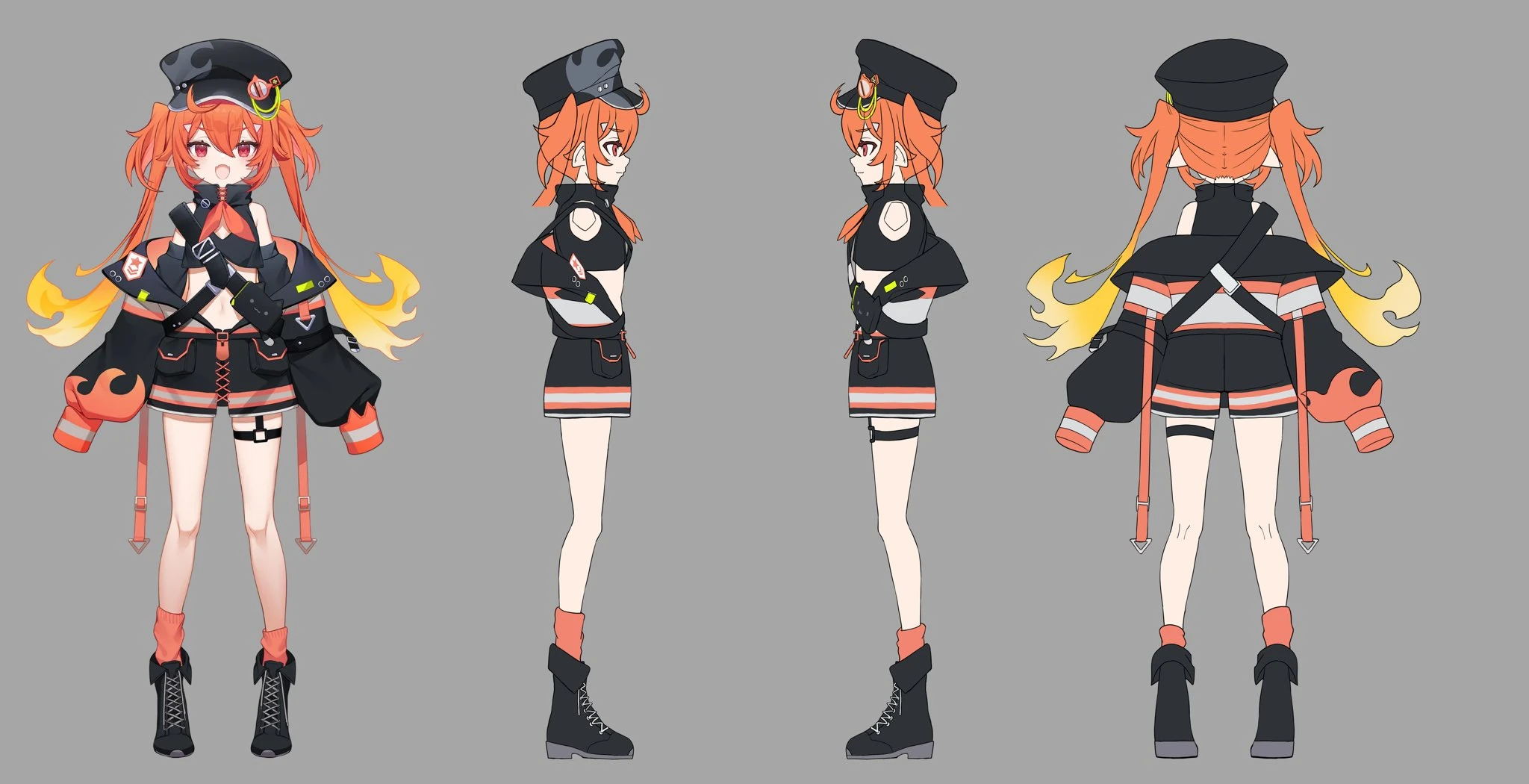 Reference sheet with jacket on