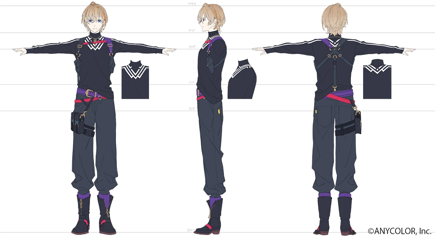 Three-View (no coat)