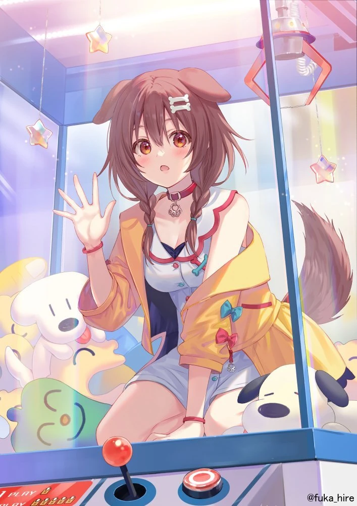Korone Inside a Claw Machine<br>by Fukahire