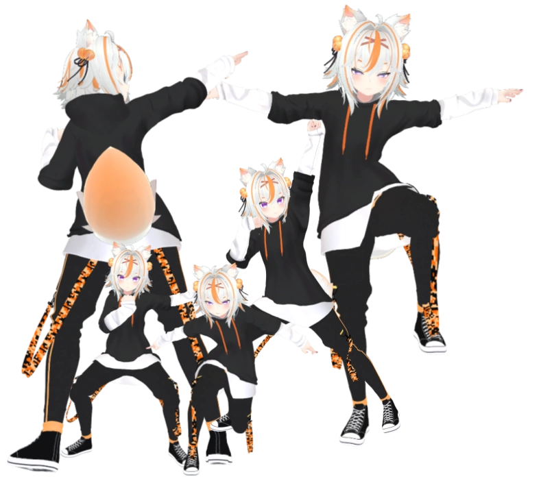 Rekson doing the full Ginyu Force pose