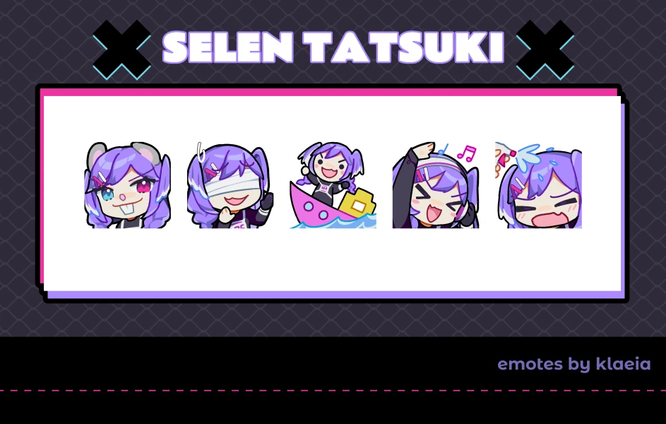 Selen Tatsuki emotes