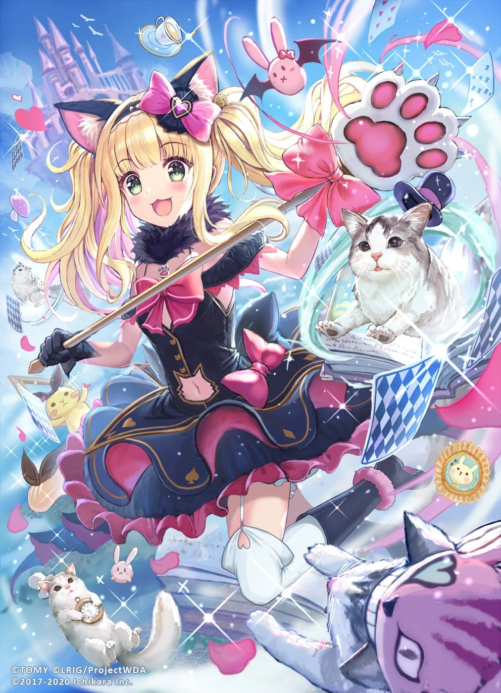 In Wonderland Card for the WIXOSS preconstructed deck "DIVA DEBUT DECK Nijisanji ver. Sanbaka" by Akabane