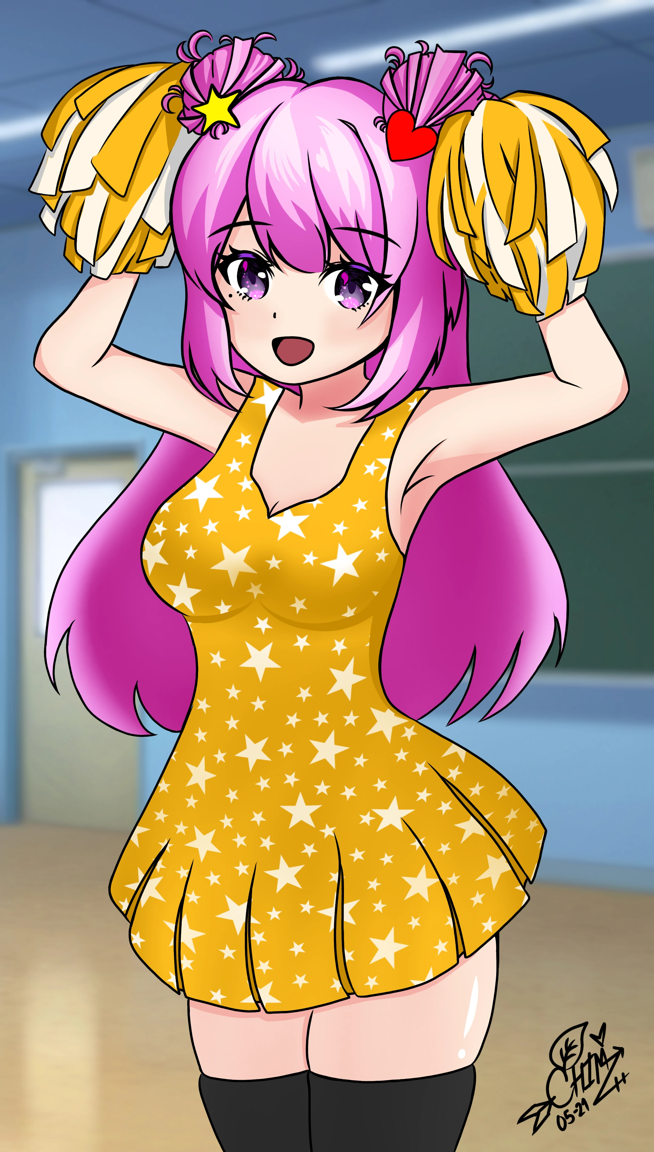 Yume cheerleader by Chim (チムーさん) @cheekychimu