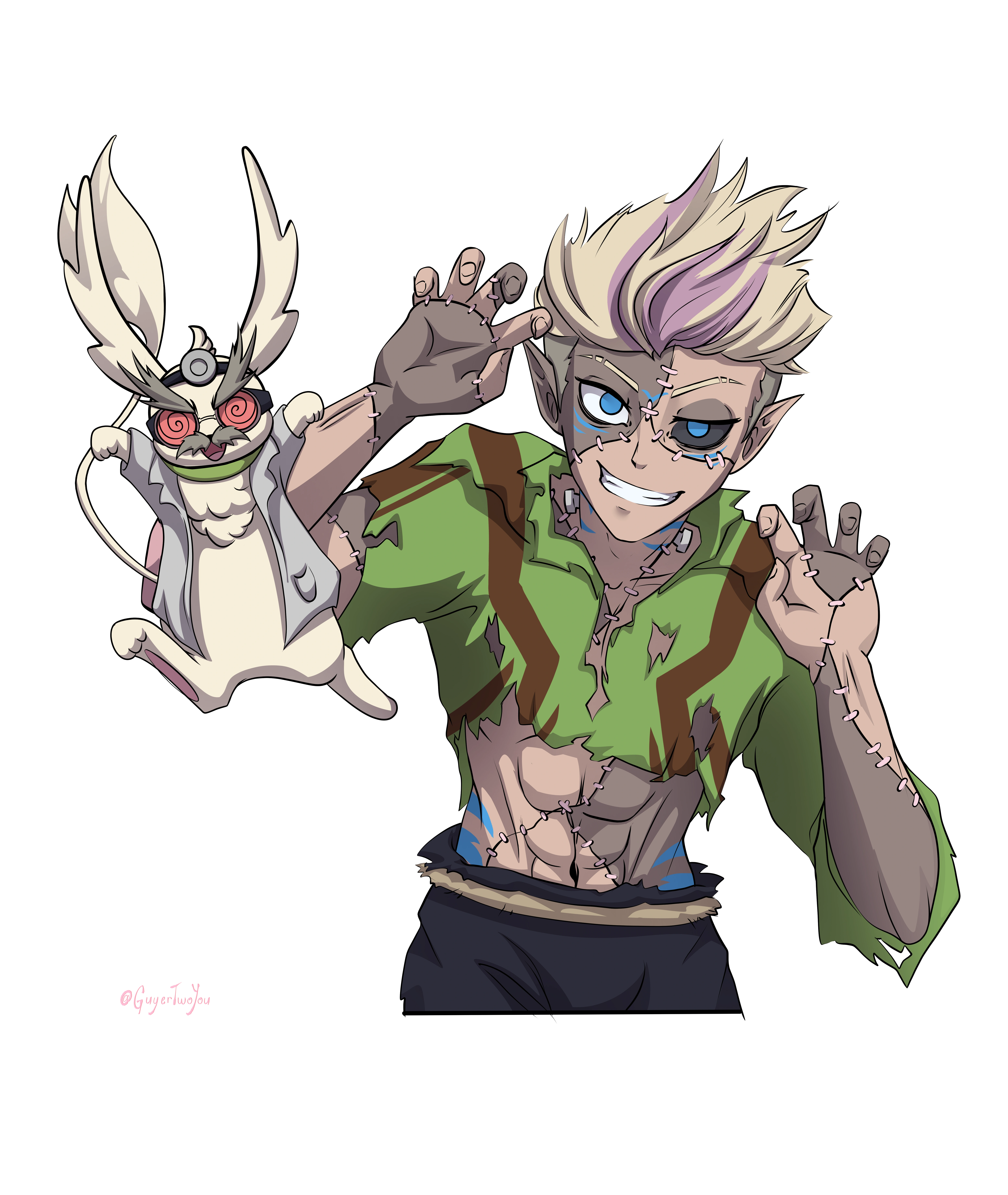 Get Spooky (Full Color, no BG) Commission done by GuyerTwoYou