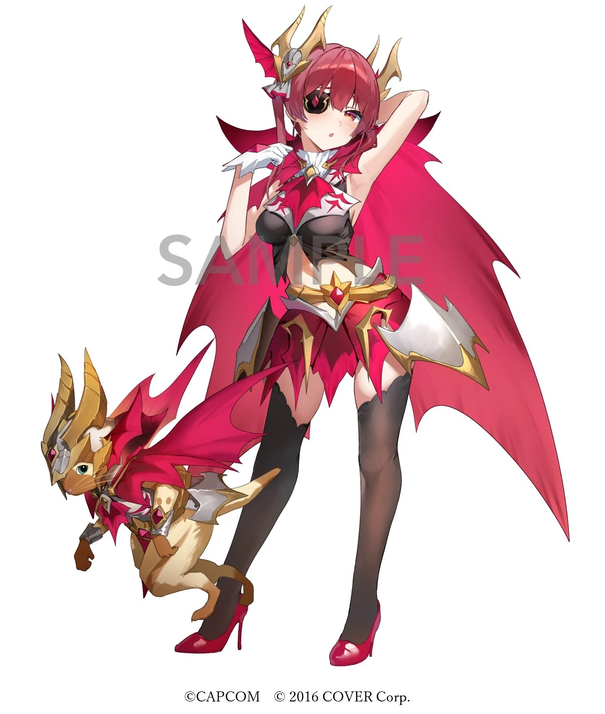 From Monster Hunter x hololive Collaboration Illustration<br>by Amagasa Yun