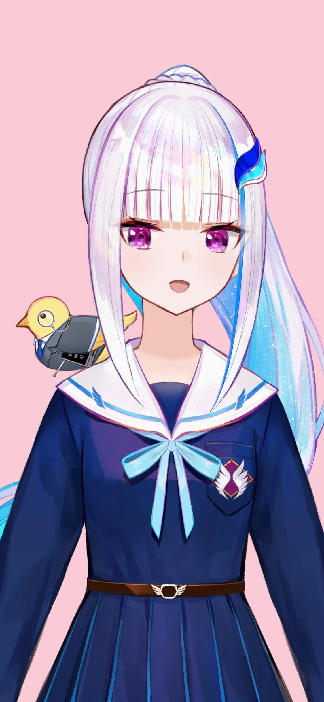 Japanese Uniform Without Cardigan and Glasses
