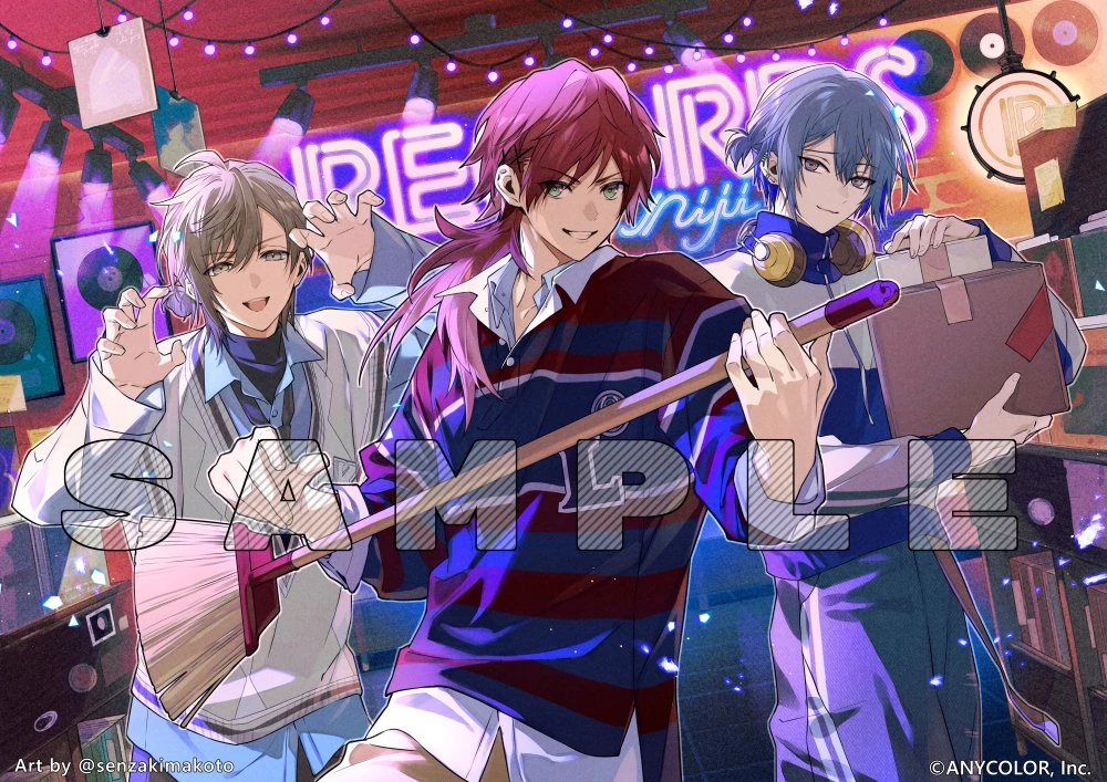 "If We Were ~Kanae, Lauren & Rou ver." Illustration <br>by Senzaki Matoko
