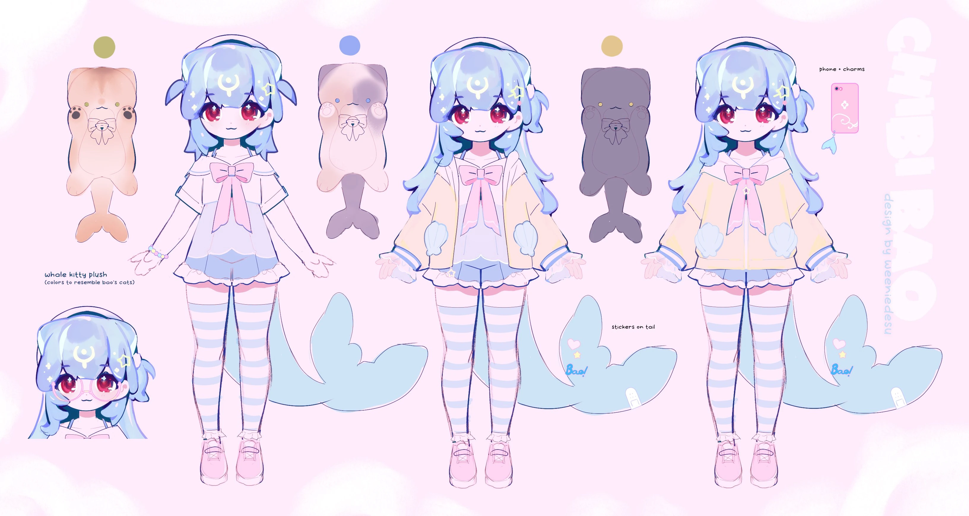 Chibi Bao Model Reference Sheet by madi