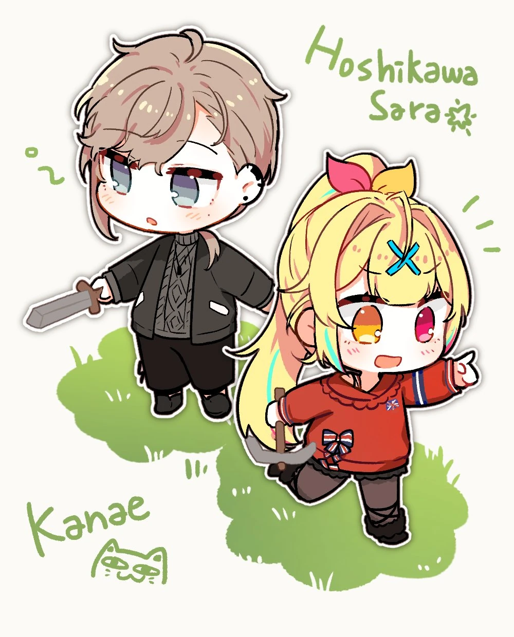 Kanaeboshi Minecraft Illustration by MONO MON