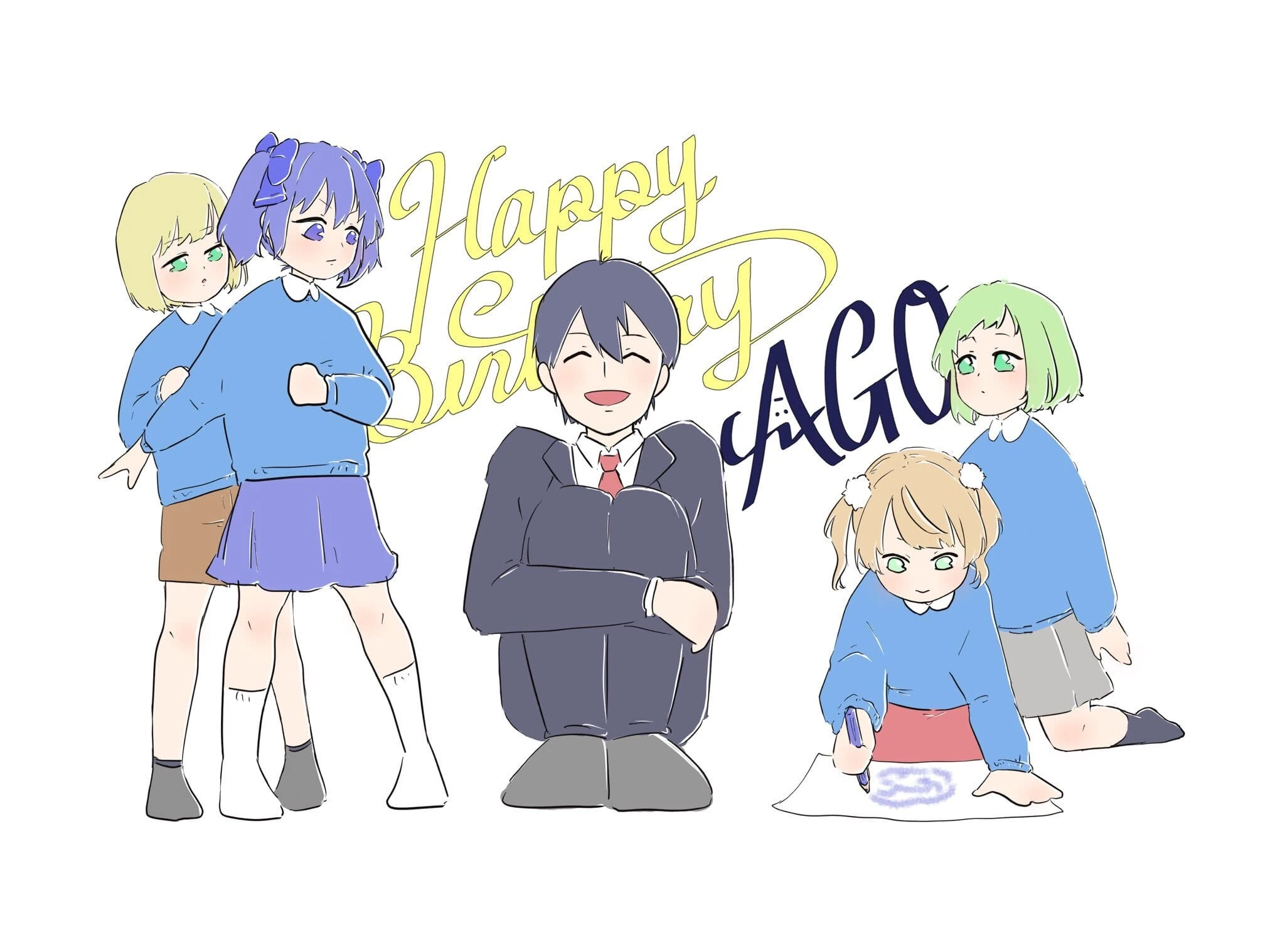 Kenmochi Toya 2020 Birthday Illustration<br>by Peso
