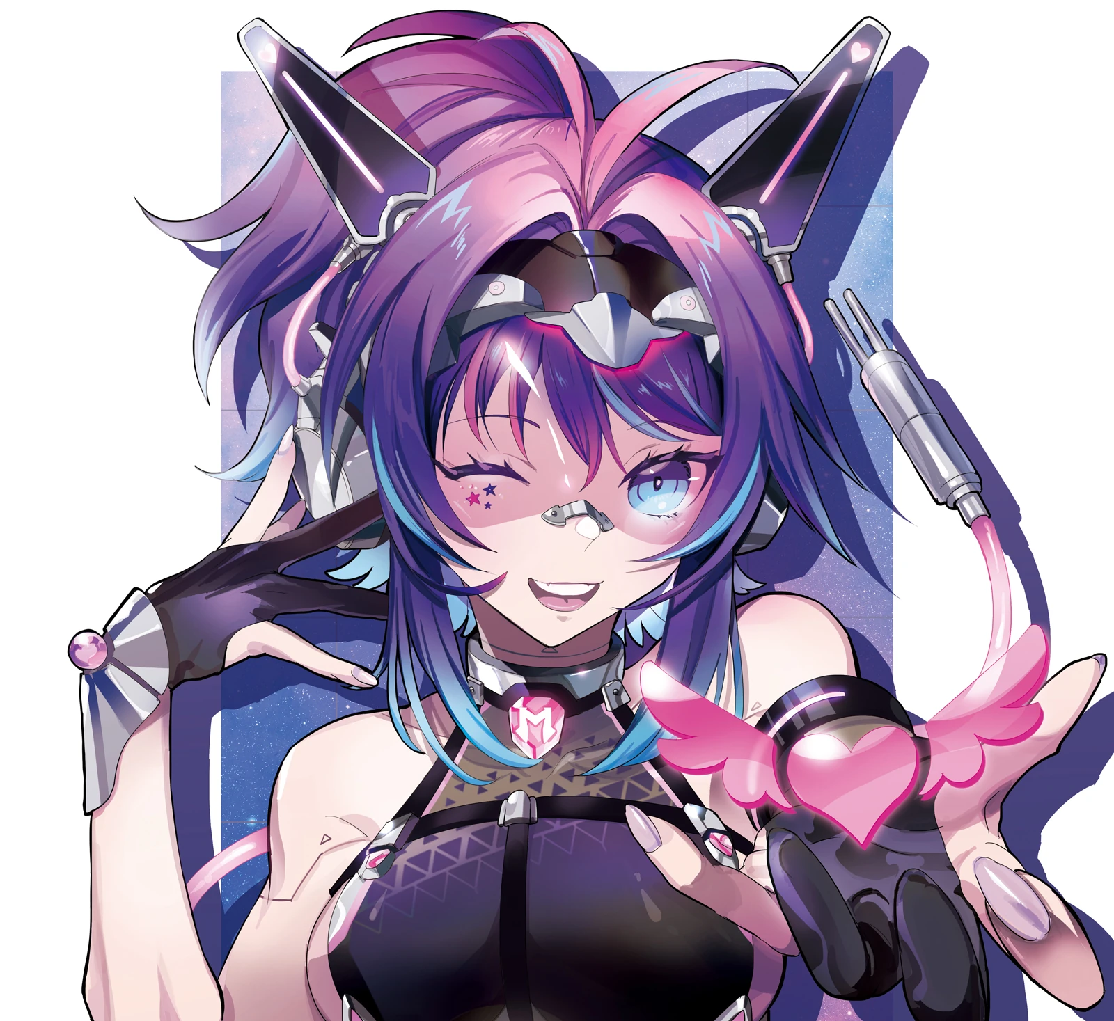 Melody Official Vshojo Portrait 2 by puppeteer7777