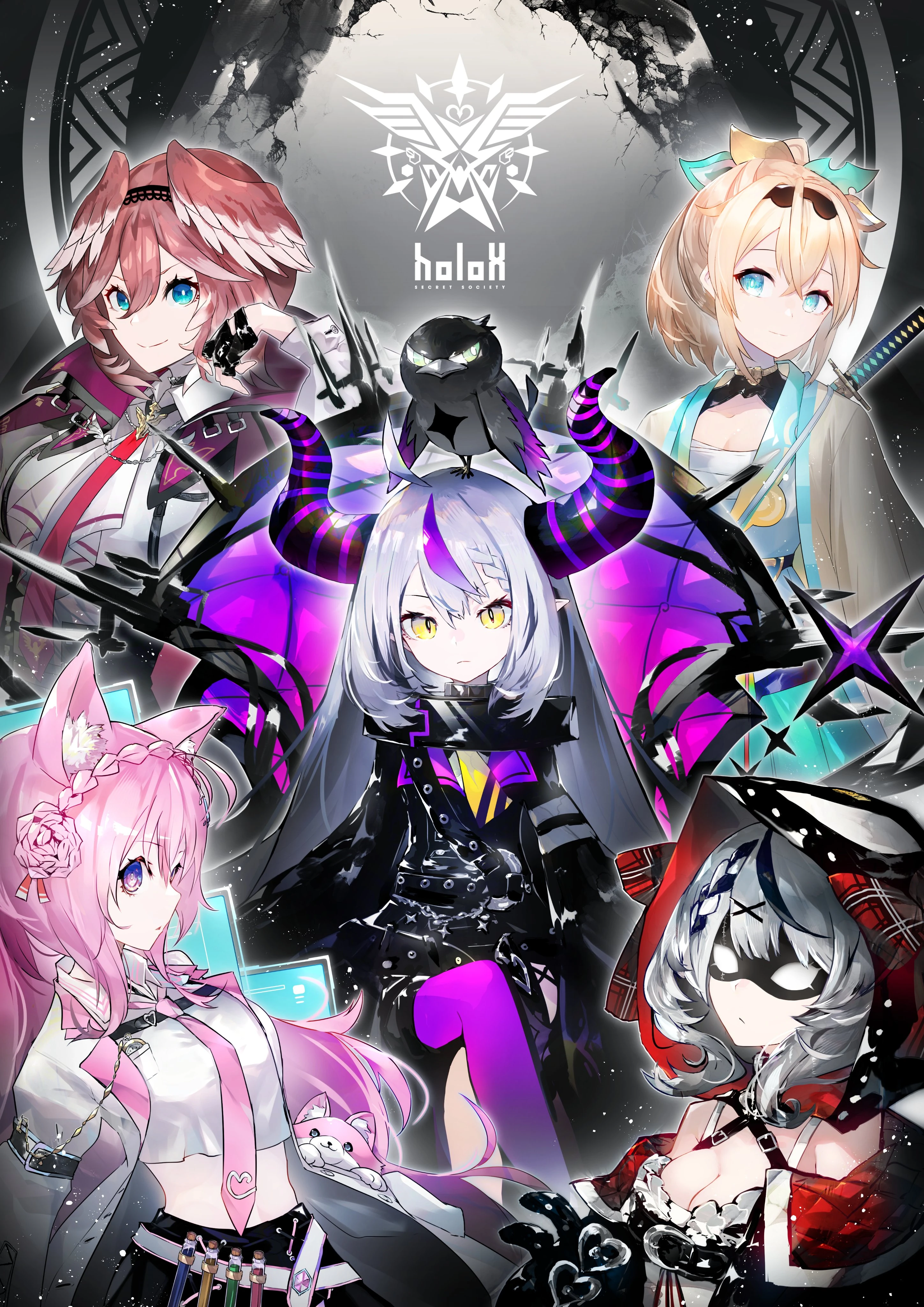 Secret Society holoX Debut Art (Original)