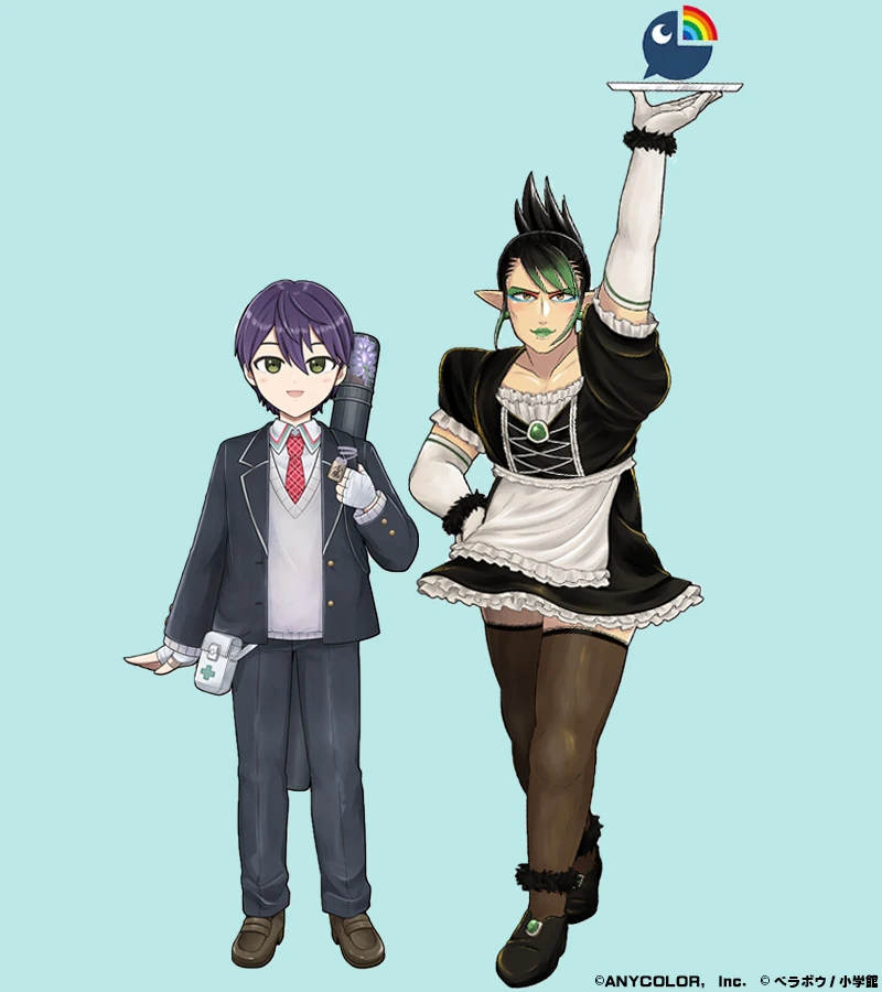 CoroCoro Comic NIJISANJI gag manga Illustration