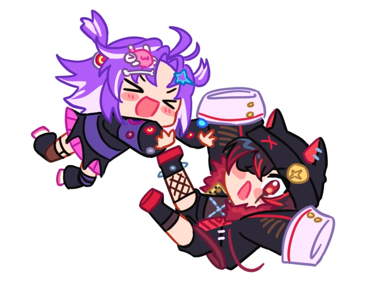 Michi and Kuro Kurenai by 𝐗𝐄𝐀𝐏𝐇𝐄𝐑